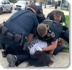 LMPD officer exonerated for repeatedly punching protester during arrest at Jefferson Square Park PHOTO